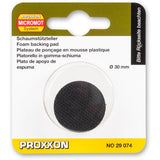 Proxxon Foam Backing Pad 30mm Dia for WP/A & WP/E   (29074)