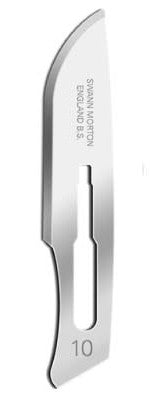 Swann Morton Craft Scalpel Blade No.10 (Curved)