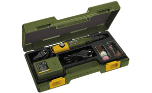 Proxxon 60/EF Micromot Cased 12v Drill Set with Mains Adapator  & Accessories   (28514)