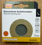 Proxxon Diamond Sanding Discs 50mm Dia    (28675, 28676 & 28677)