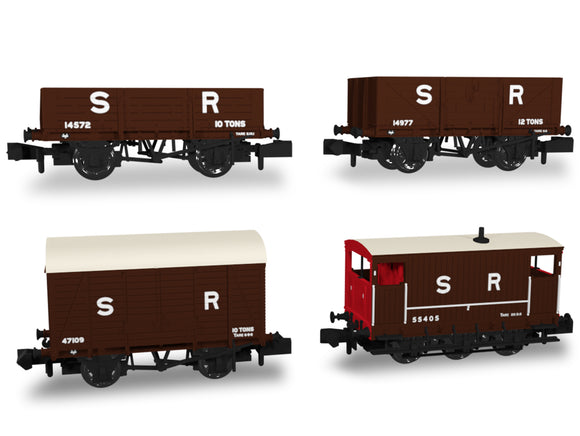 RAPIDO 942005 SECR Freight Train Pack - SR Pre-1936 Livery