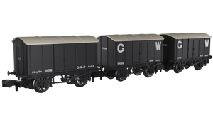 RAPIDO 961001 Iron Mink Vans Triple Pack - GWR (Early Livery)