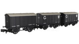 RAPIDO 961001 Iron Mink Vans Triple Pack - GWR (Early Livery)