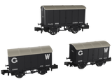 RAPIDO 961001 Iron Mink Vans Triple Pack - GWR (Early Livery)