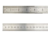 Rustless Precision Steel Rules Metric/Imperial 150mm - 1000mm