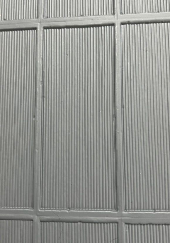 SEF FBS409 & FBS410 Embossed 4mm Corrugated Sheet - 228 x 330mm