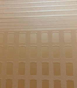 SEF FBS424 Embossed 4mm Warehouse Brick Fascia - 228 x 330mm