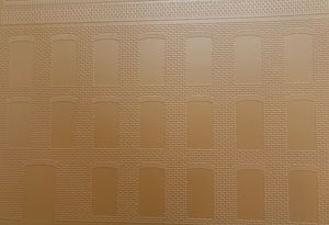 SEF FBS724 Embossed 7mm Brick Warehouse Fascia - 228 x 330mm