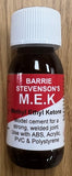 STEVENSON M.E.K Liquid Solvent Model Cement - All Sizes