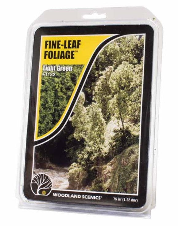 Woodland Scenics WF1132 Fine Leaf Foliage - LIGHT GREEN