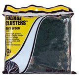 Woodland Scenics WFC59 Foliage Clusters (Bag) - DARK GREEN