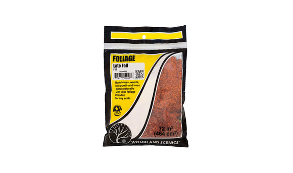 Woodland Scenics WF56 Foliage (Bag) - LATE FALL AUTUMN MIX