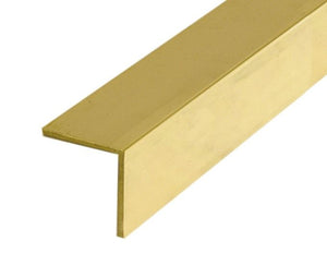 Albion Alloys A Metric Brass L-Angle 90d - 305mm Lengths