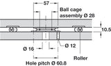 Traintable Swivel Pivot Bearing 50kg