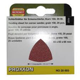 Proxxon Delta Sanding Sheets for OZI/E (Packs of 25)    (28891, 28893 & 28895)