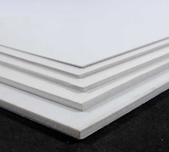 SE FINECAST Plain Styrene Plasticard LARGE Sheets - 330 x 457mm