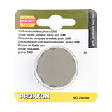 Proxxon Wave-Edge Sanding Discs 30mm (12) 2500 Grit   (29084)