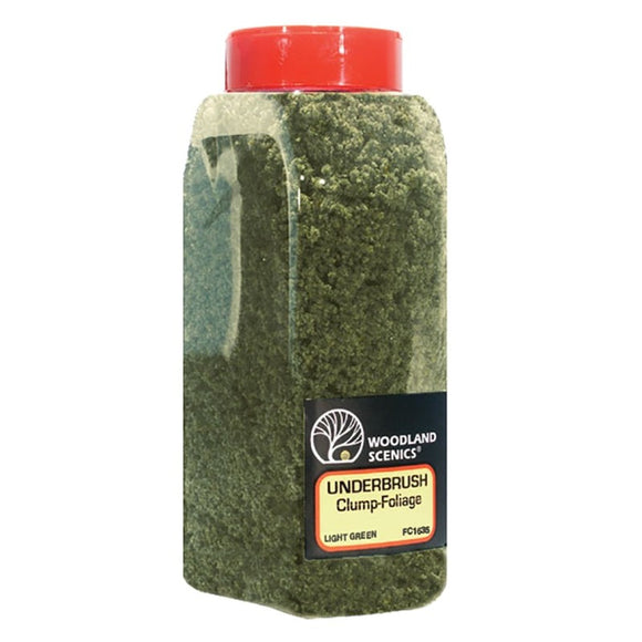 Woodland Scenics WFC1635 Underbrush (Tub) - LIGHT GREEN