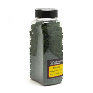 Woodland Scenics WFC1646 Bushes (Tub) - MEDIUM GREEN