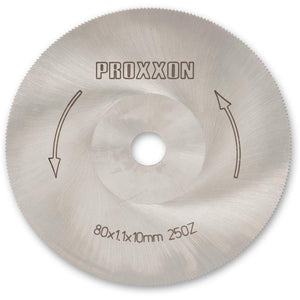 Proxxon High-Alloy HSS Saw Blade 80mm Dia T250  for FET & KGS80     (28730)