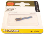 Proxxon Individual Straight Wood Router Bits 3.2mm Shank   (29024, 29026, 29028, 29030, 29032, 29034, 29036, 29038 & 29040)