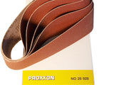 Proxxon Corundum Sanding Belts for BBS/S (Packs of 5)     (28922, 28924 & 28928)