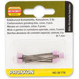 Proxxon Corundum Grinding Bits - 2.35mm Shanks (Packs of 5)   (28772, 28774, 28776 & 28778)