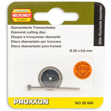 Proxxon Diamond Cutting Discs  - 2.35mm Arbor   (28840 & 28842)