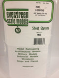 EVERGREEN V-Groove Siding Styrene Sheets - 0.50mm Thick