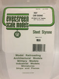 EVERGREEN Freight Car Siding Styrene Sheets - 0.5mm Thick