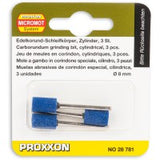 Proxxon Corundum Grinding Bits - 3mm Shank  (Packs of 3)   (28781, 28782 & 28783)