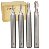 Proxxon 4-Piece HSS Milling Cutter Set 2 - 5mm     (24610)