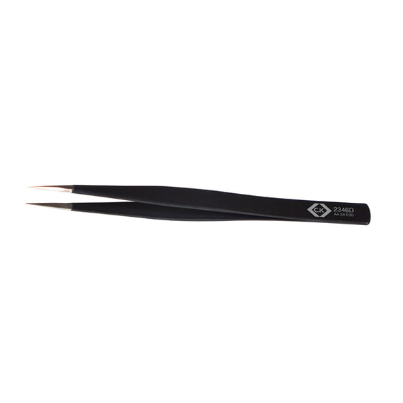 CK T2346D ESD Precision Tweezer - Straight Smooth Fine