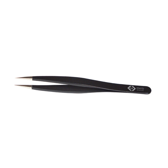 CK T2347D ESD Precision Tweezer - Straight Smooth Thick