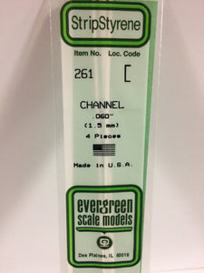 EVERGREEN Styrene U-Channel