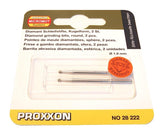 Proxxon Diamond Grinding Bits - 2.35mm Shank (28212, 28222, 28240, 28250)