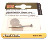 Proxxon Spring Steel Cutting Blades & Arbor      (28830)