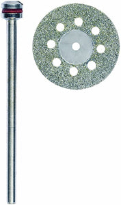 Proxxon Diamond Coated Cutting Disc & Mandrel 20mm Dia    (28844)