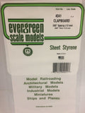 EVERGREEN Clapboard Siding Styrene Sheets