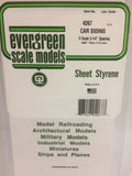 EVERGREEN Freight Car Siding Styrene Sheets - 1.0mm Thick