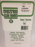 EVERGREEN Clapboard Siding Styrene Sheets