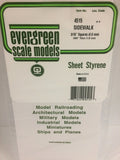 EVERGREEN Square Sidewalk Styrene Sheets