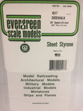 EVERGREEN Square Sidewalk Styrene Sheets