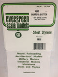 EVERGREEN Board & Batten Siding Styrene Sheets