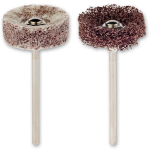 Proxxon Nylon Fleece Brushes 20mm Diameter Pack of 2    (28282)