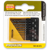 Proxxon 10-Piece HSS Twist Drill Set 0.3 - 3.2mm    (28874)