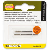 Proxxon Diamond Coated Grinding Bits (Packs of 2)    (28232 & 28234)