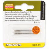 Proxxon Diamond Coated Grinding Bits (Packs of 2)    (28232 & 28234)