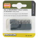 Proxxon Micromot Steel Collet Set     (28940)