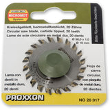 Proxxon TCT Blade 50mm 20T for KS230     (28017)